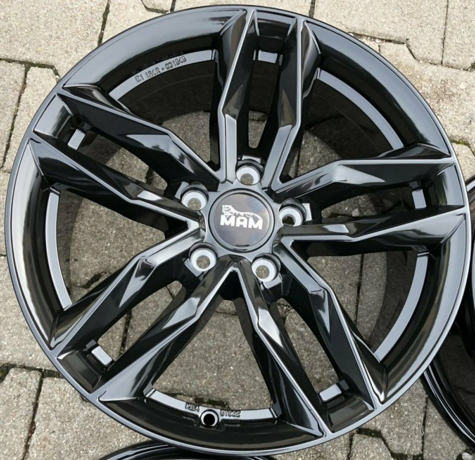 4 ALUFELGEN 17" FELGEN SEAT ALTEA TOLEDO 5P LEON 1P 5F NEU FREIHA in Bad Tölz