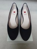 Högl Pumps Samtkid Leder Dunkelblau/Ocean Blockabsatz 38 *NEU* Lübeck - St. Gertrud Vorschau