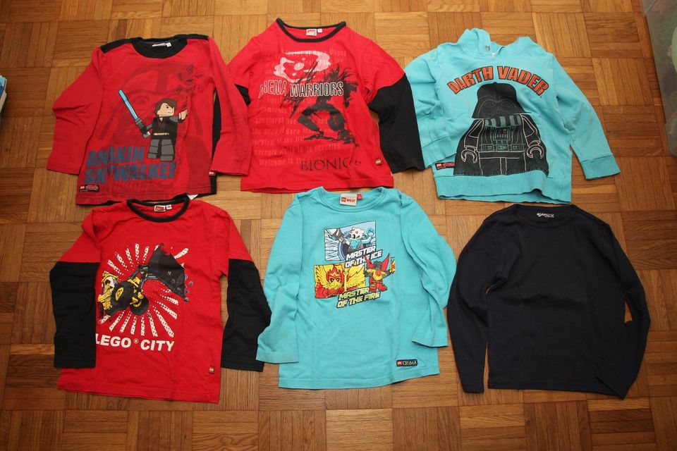 Oberteile Langarmshirts Star Wars, Lego, Jako-O,..Gr. 116 in Dortmund