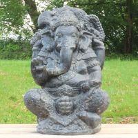 Stein Figur Ganesha Skulptur Gartenfigur Lavastein Grau ca. 80 cm Bochum - Bochum-Wattenscheid Vorschau