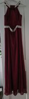 Kleid lang und elegant bordeaux mit weißen Perlen Gr. 36 Berlin - Spandau Vorschau