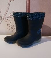 gefütterte Gummistiefel Regenstiefel blau Größe 28/29 Frankfurt am Main - Ostend Vorschau