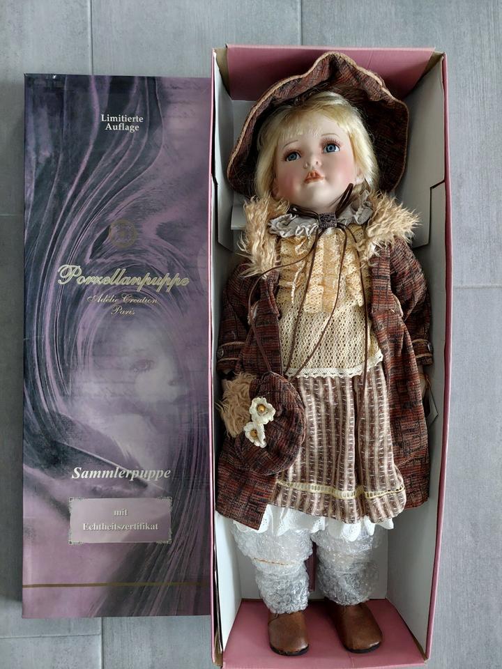 Porzellanpuppe Adelie Creation Paris mit Echtheitszertifikat in Rimbach