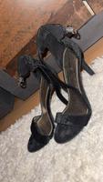 High heels samt schwarz Niedersachsen - Munster Vorschau