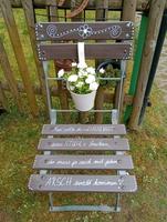 Biergartenstuhl original  alter Thurn und Taxis  tolle Deko Bayern - Pfatter Vorschau