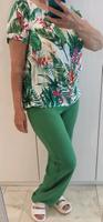 Musselin Hose grün Bluse Zabaione und italy Niedersachsen - Schladen Vorschau
