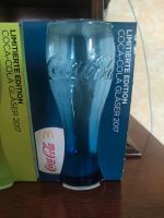 McDonald's Coca-Cola Glas  2017 Blau Hessen - Steinbach Vorschau