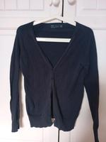 Strickjacke Feinstrickjacke Gr 36 Zara marine reine Baumwolle Hessen - Sinntal Vorschau