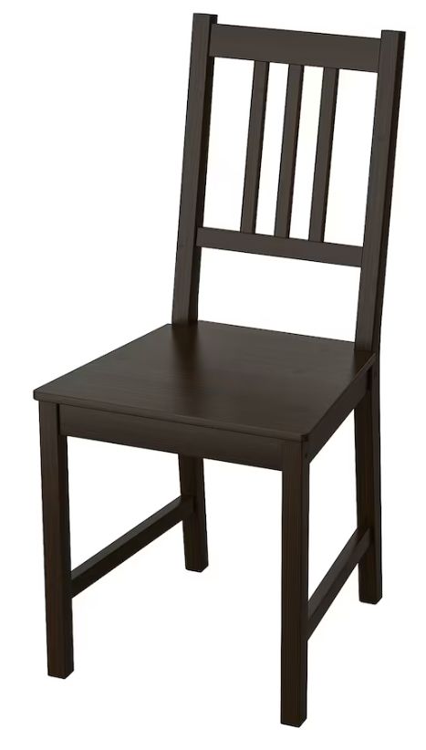 IKEA Stuhl, NORDVIKEN, STEFAN, schwarz, Wohnzimmerstuhl, Küche in Sehnde
