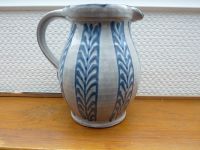 Henkelvase, Blumenvase, Krugvase, grau-blau Niedersachsen - Rohrsen Vorschau