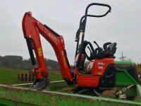 Minibagger Microbagger Bagger U10 1,2 to 75 cm mieten vermieten Rheinland-Pfalz - Neustadt (Wied) Vorschau