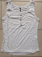 soyaconcept Top Shirt Gr. (M/) L weiß Creme Basic Knopfleiste Mecklenburg-Vorpommern - Wismar Vorschau