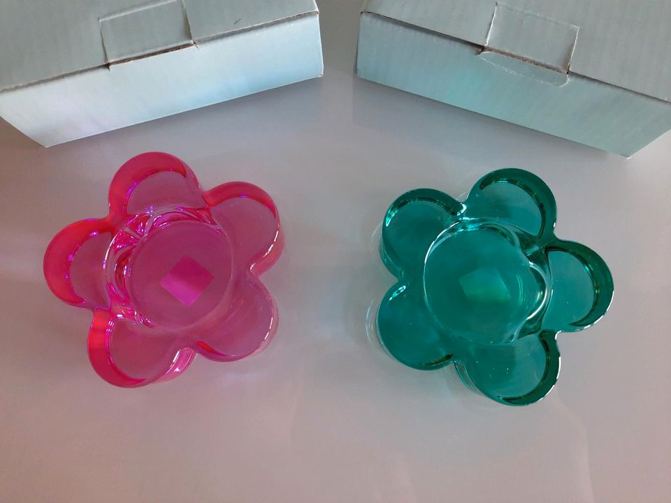 2 Teelichtblumen von Partylite in Vettelschoß