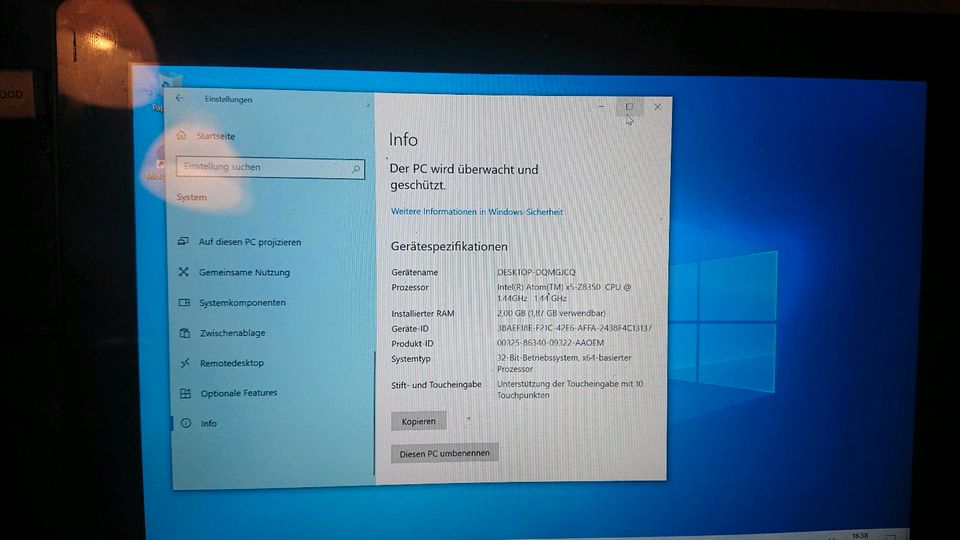 Notebook Medion Akoya E1240T Windows 10 in Rotenburg (Wümme)