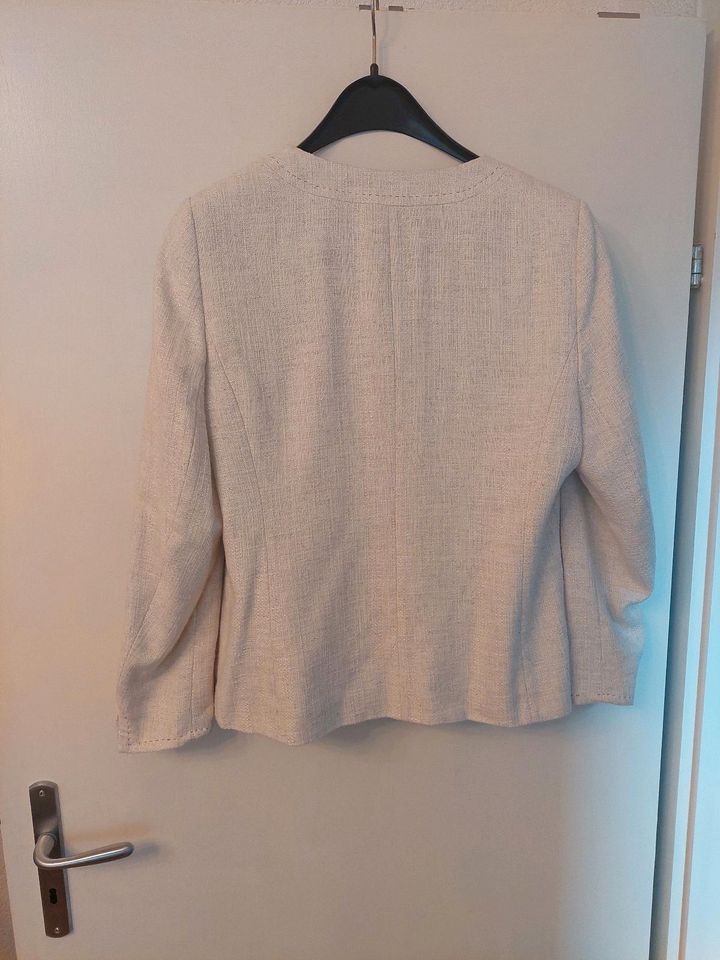 Damen Jacke, Größe 44, hellbeige in Saarbrücken