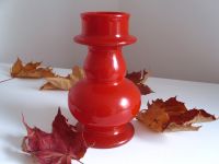 70er Jahre Neobarock Vase, Glasvase, Midcentury, Orange Rot Niedersachsen - Hambühren Vorschau