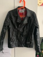 Jungen Lederimitat Jacke Gr. 128 Nordrhein-Westfalen - Troisdorf Vorschau