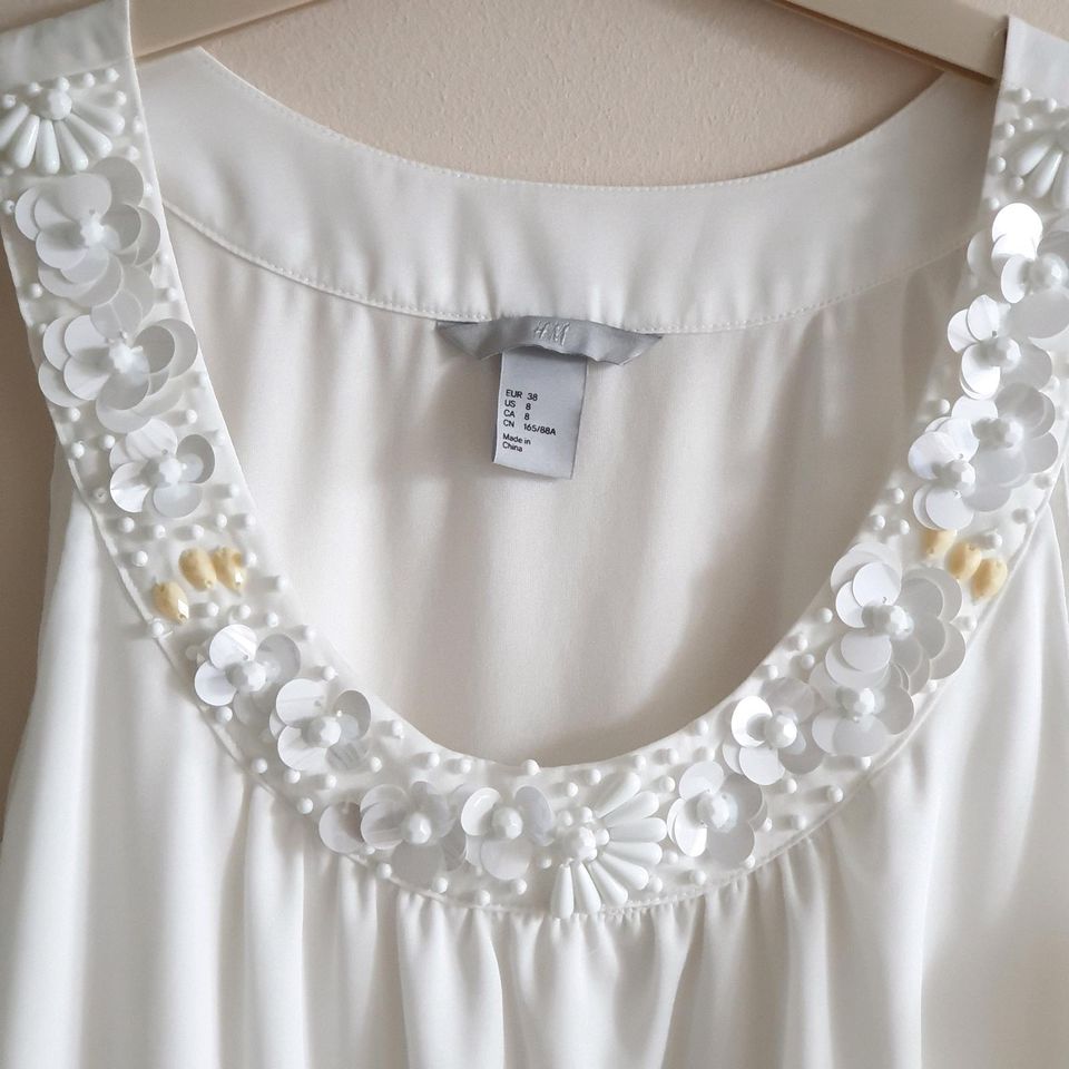 Marken-Paket Blusen Tunika Gr.38 M H&M Hollister Top beige Vintag in Nürnberg (Mittelfr)