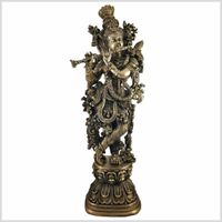 Krishna Gott der Liebe Messing 76cm 16,6kg Ganesha Hinduismus Hamburg-Mitte - Hamburg Hamm Vorschau