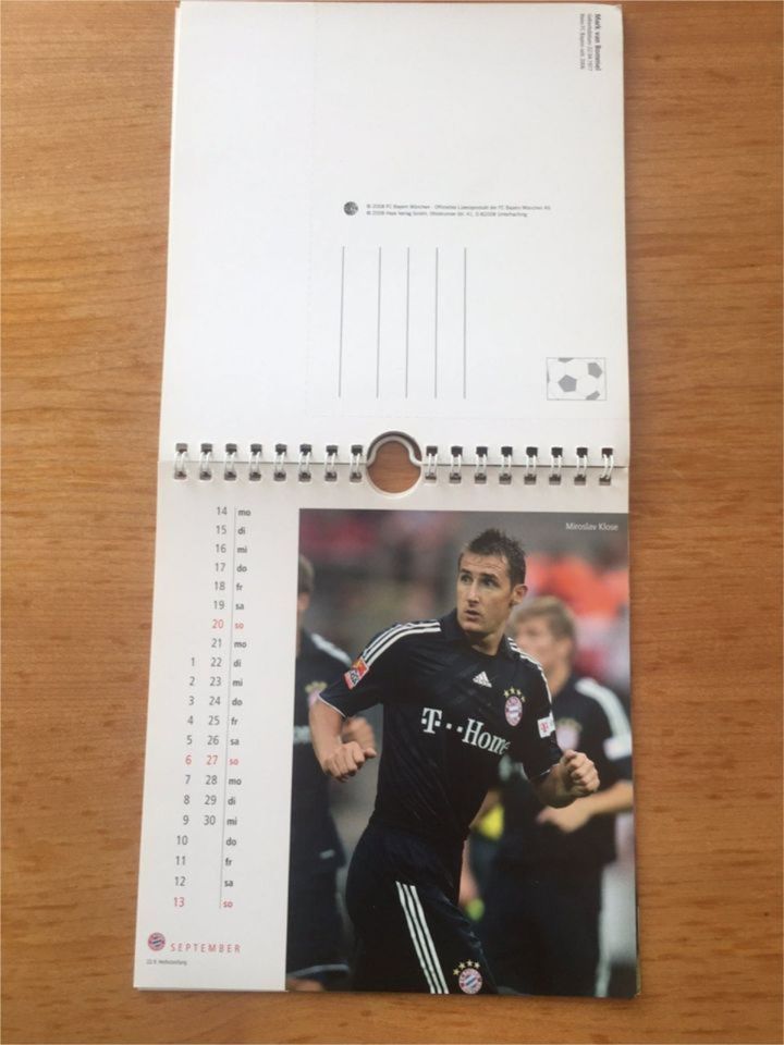 FC Bayern München * Postkartenkalender 2009 * Sammlerobjekt in Leipzig