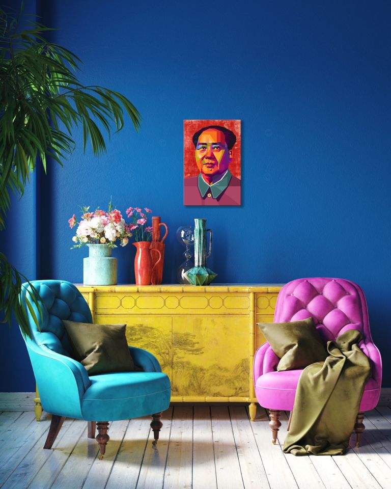 Mao Zedong oder Mao Tse-tung Pop Art auf Leinwand History in Esslingen