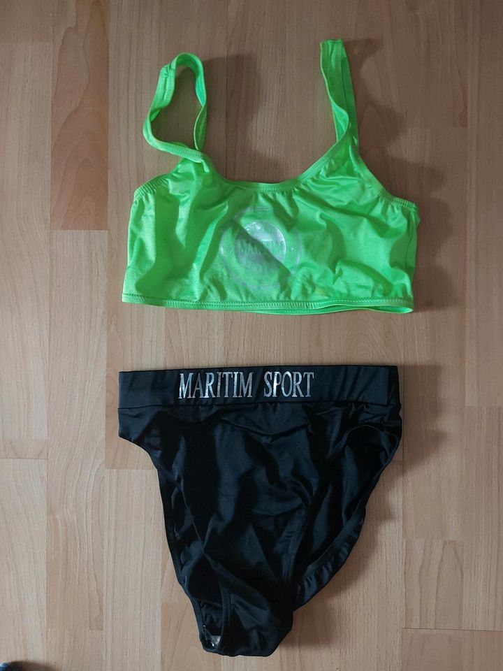 Gr 38 Bikini Badeanzug Zweiteiler Neon in Hüfingen