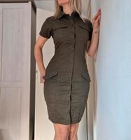 Cargo Kleid aus 98 % Baumwolle & Elastan, Army Style, 36/38 Sachsen-Anhalt - Bad Kösen Vorschau