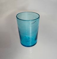 antikes blaues Glas, Vase, mundgeblasen, Luftblasen, Höhe 11 cm Hamburg-Nord - Hamburg Winterhude Vorschau