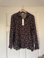 Bluse - EDC - S - Schwarz Blumen - Neu Mülheim - Köln Flittard Vorschau