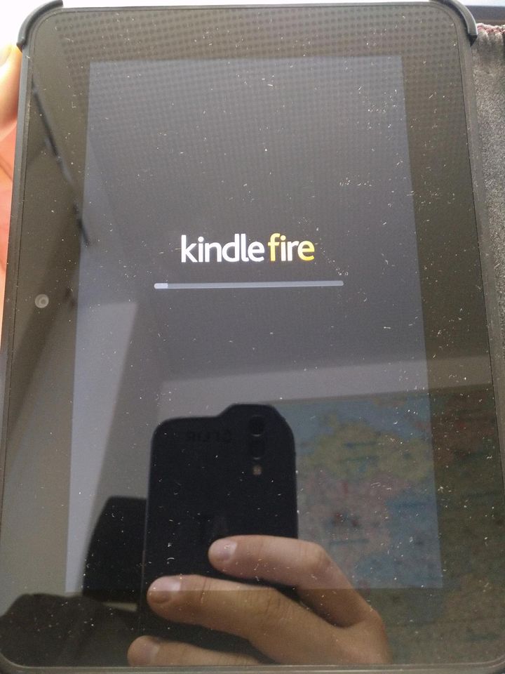 Kindle fire in Potsdam