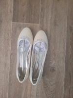 Ballerinas, Brautschuhe mit Absatz, ivory Brandenburg - Lübben Vorschau