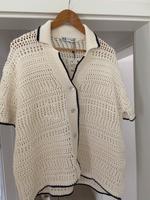 Zara Häkel Pullover Creme blau Gr. LXL Niedersachsen - Verden Vorschau