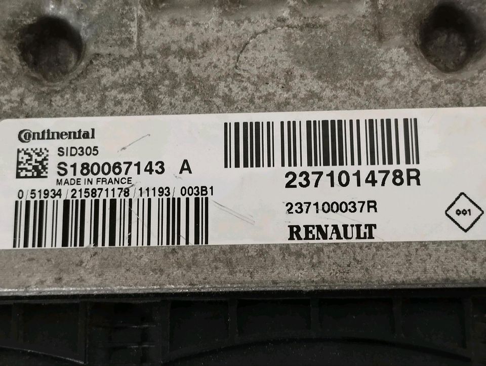 MOTORSTEUERGERÄT ECU STEUERGERAT RENAULT MEGANE, LAGUNA III 1.5 D in Wilnsdorf