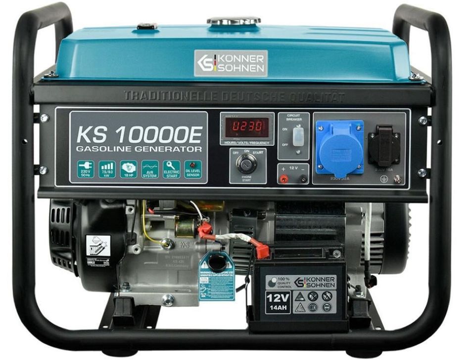 Könner & Söhnen Benzin NotStromerzeuger/Generator KS 10000E *NEU* in Bad Langensalza