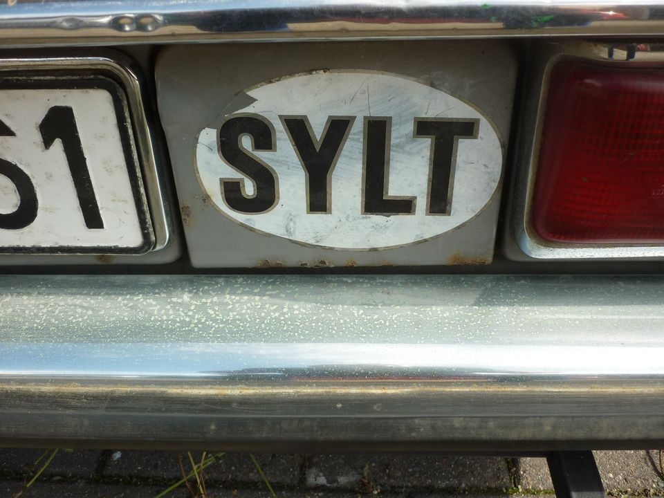 Super Mercedes / 8 Sylt Standdeko Hot Rod V8 Büro Werkstatt in Hamweddel