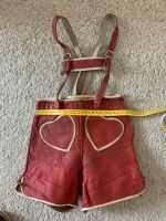 Vintage, Kinderlederhose aus den 60igern, rot Berlin - Steglitz Vorschau