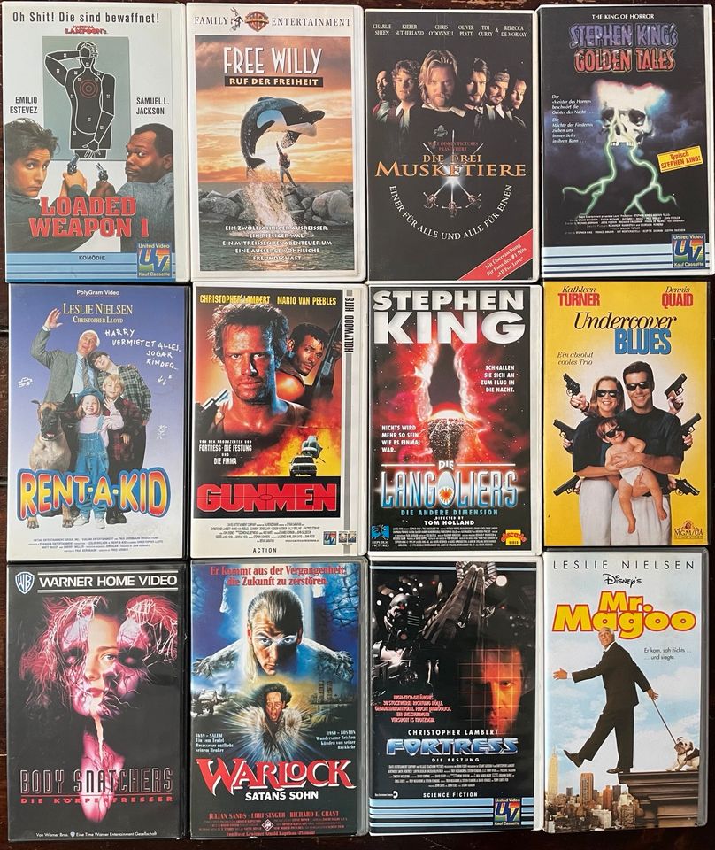 VHS Original Sammlung 28 VHS Bundle Raritäten in Merzig