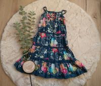 Kleid Sommer Trägerkleid blau Blumen Gr. 86 H&M Niedersachsen - Rühen Vorschau