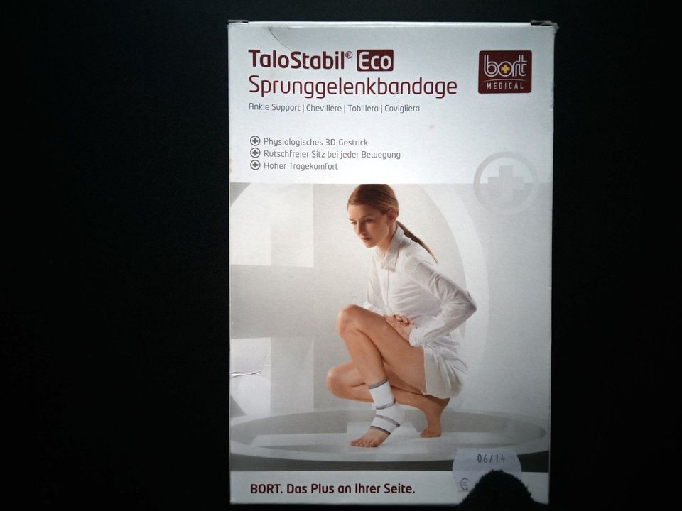 Paket Nr. 063 - BORT TaloStabil Eco Sprunggelenkbandage Gr. small in Zerrenthin