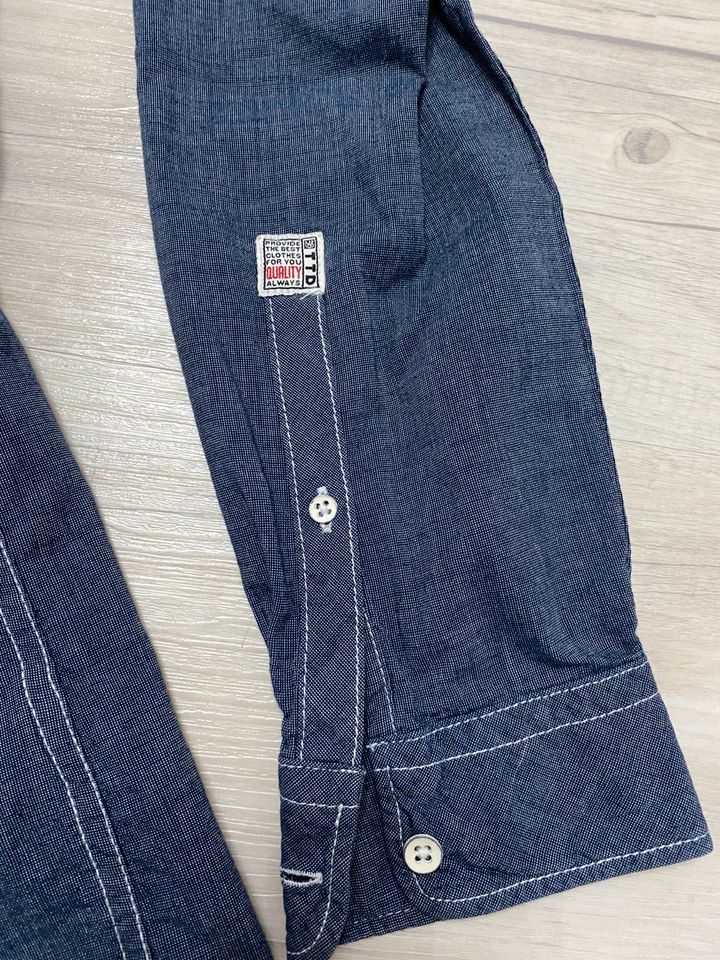 Hemd Jeans-Optik Tom Tailor Denim Herren Größe M in Bad Salzungen