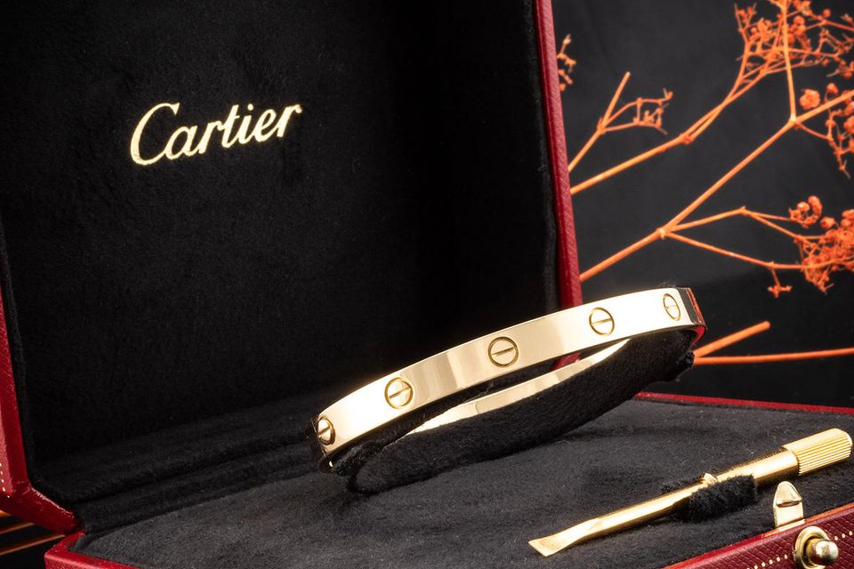 Cartier Love Armreif Armband Bracelet in 750er Gelbgold Gr. 19 in Wegberg