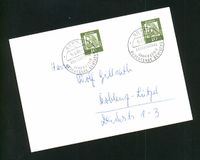 Erstagsbrief mit 2x Nr. 350x und Erstagsstempeln 1961 Rheinland-Pfalz - Irmenach Vorschau