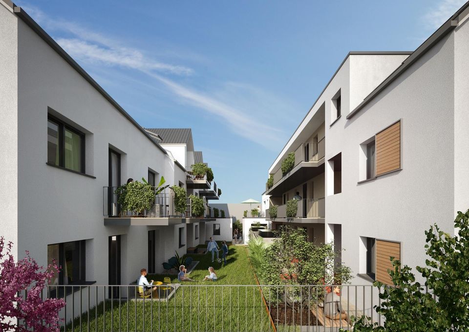 Neubau - Großzügige 2-Zimmerwohnung mit Balkon und EBK in Korntal-Münchingen