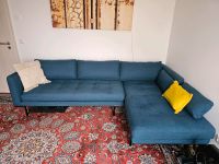 Sofa/Ecksofa Couch Harlow made.com mit Recamière Petrol/blau Bayern - Schnabelwaid Vorschau