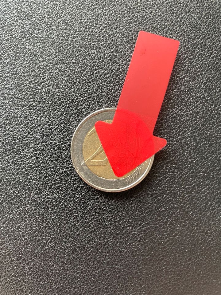 2 Euro Münze Fehlprägung - Stanzfehler in Eislingen (Fils)