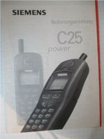 Kurzanleitung für Handy Siemens C25 power Berlin - Neukölln Vorschau