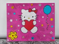 Selbstgemaltes Bild (Acrylfarben auf Leinwand) Hello Kitty Bayern - Schaufling Vorschau