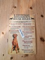 Schild Rhodesian Ridgeback NEU Blechschild Deko Hund 20x30cm Niedersachsen - Schortens Vorschau