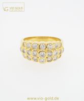 atemberaubender 750er GOLDRING (18 Kt.) Mit 23 Stk. Diamanten im Brillantschliff - Vio Gold G1317 Bayern - Regensburg Vorschau