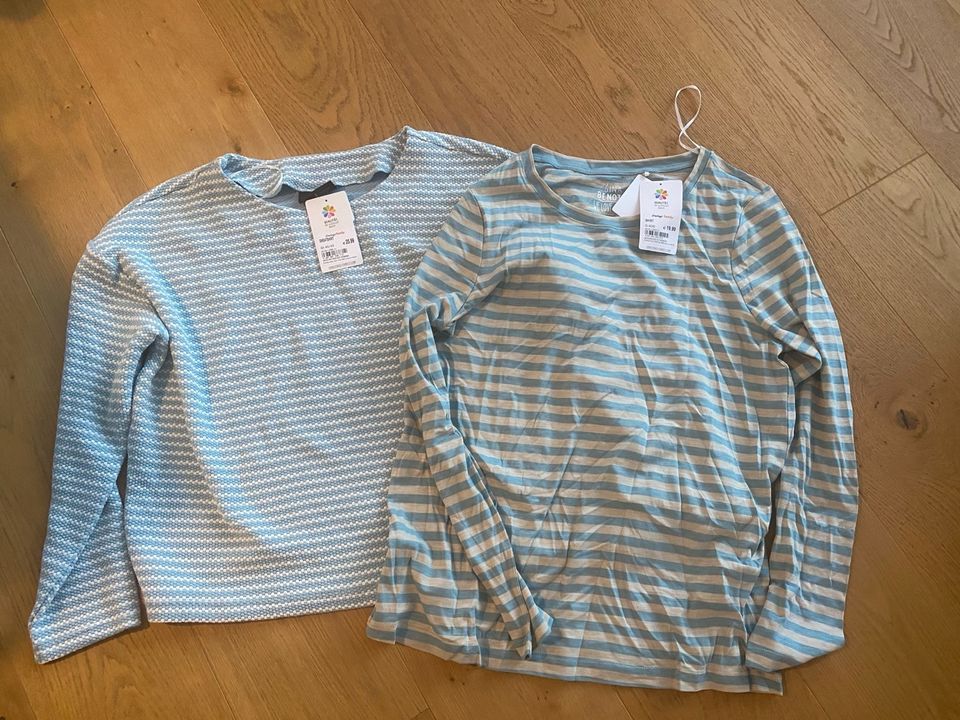 NEU Pullover kurz und Shirt in hellblau/beige Gr. 40/42 in Ober-Mörlen